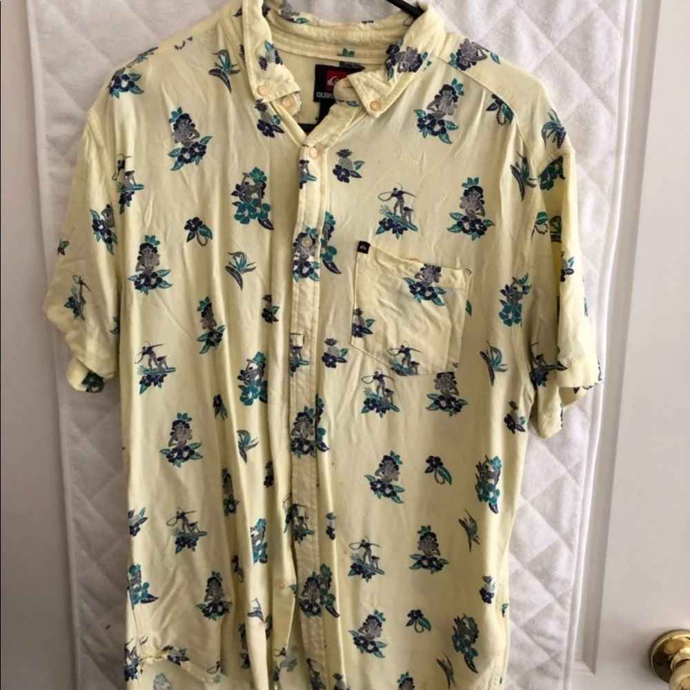 Quicksilver men’s short sleeve button down